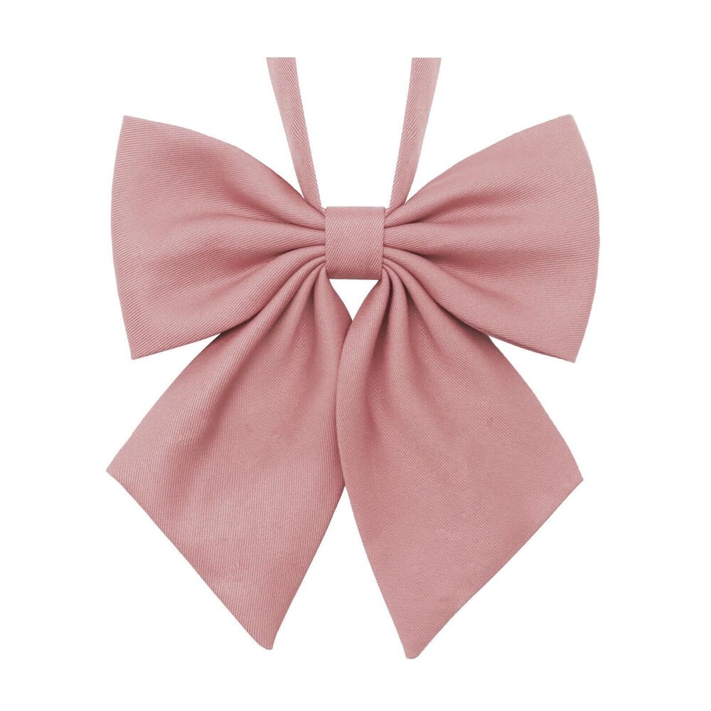 7185 Classic Solid Color Bow Tie Gril, Bow Tie Adjustable Pre-Tied Bowtie